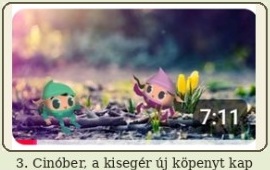 Cinóber, a kisegér új köpenyt kap
